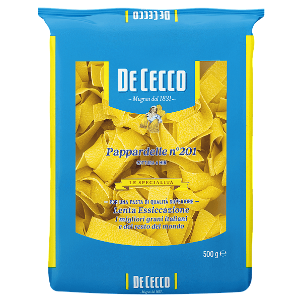 Massa Italiana Pappardelle 201 - 500g - De Cecco
