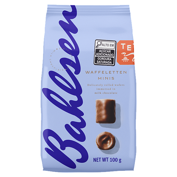 Biscoito Alemão Waffeletten Minis Milk - 100g - Bahlsen