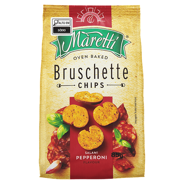 Bruschetta Sabor Pepperoni - 85g - Maretti