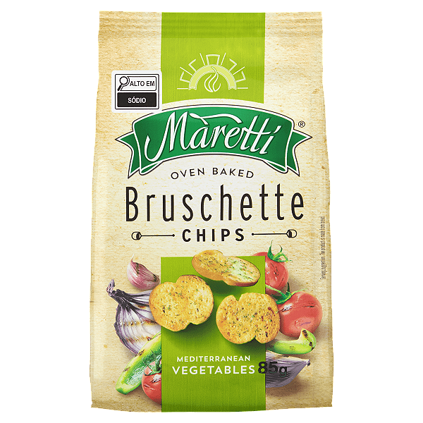 Bruschetta Sabor Vegetais Mediterâneos - 85g - Maretti