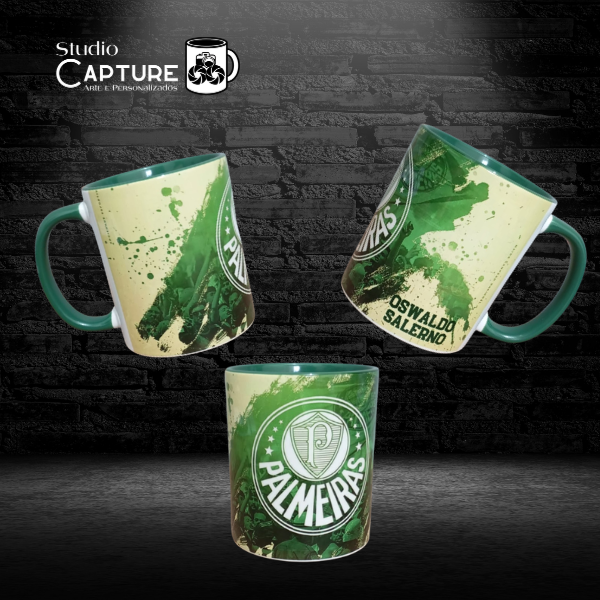 Caneca Personalizada Palmeiras Com Nome