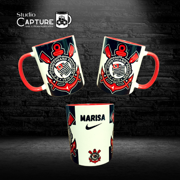 Caneca Personalizada Corinthians com Nome