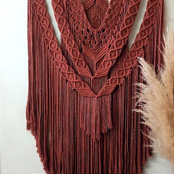 Painel de Macrame Decoração Boho 100x60