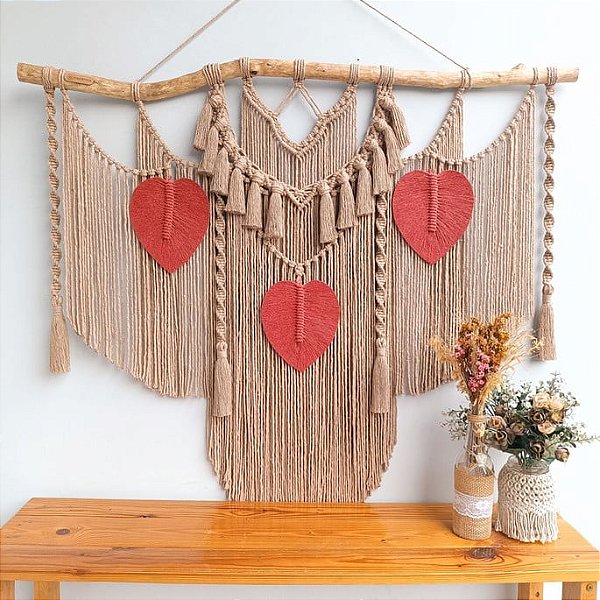 Painel Lyon Macramê no Galho