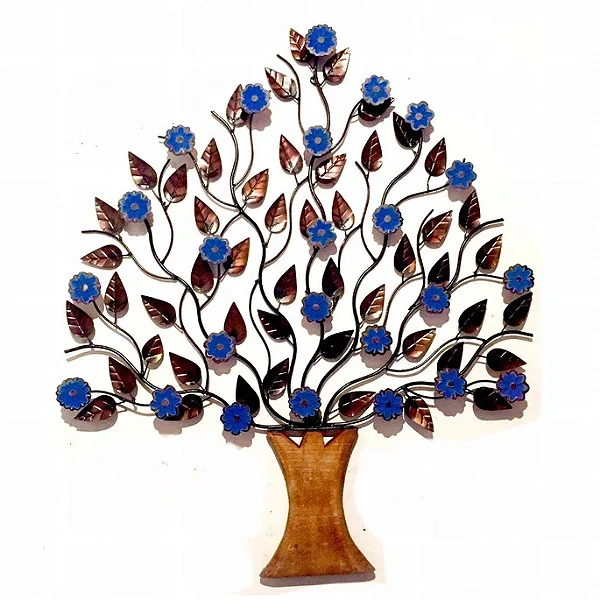 Decoracao para Parede Flores Artesanato Rustico Ferro Painel