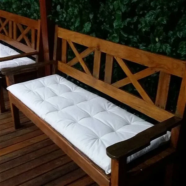 Almofada de Assento Premium para Sofá de Madeira
