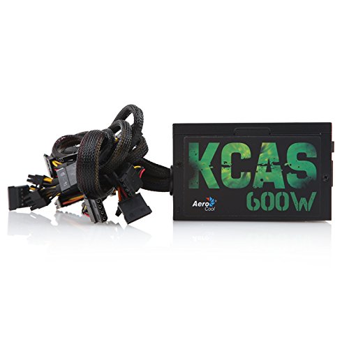 Fonte Gamer Aerocool KCAS 600W 80 Plus Bronze