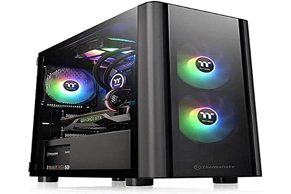 Gabinete Gamer Thermaltake Tt V150 Full Tower Vidro Micro-ATX Preto
