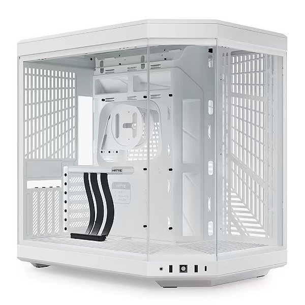 Gabinete HYTE Y70 White Mid Tower Vidro Temperado