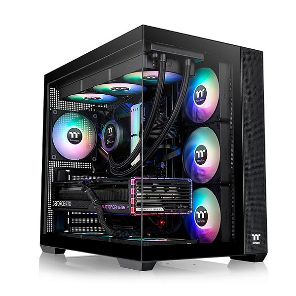 Gabinete Thermaltake VIEW 380 TG ARGB 4 Fans