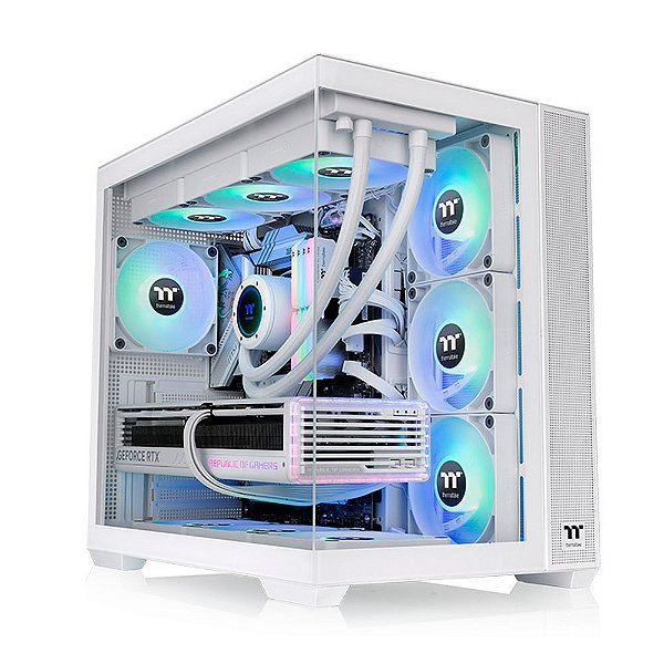 Gabinete Thermaltake VIEW 380 TG Snow White