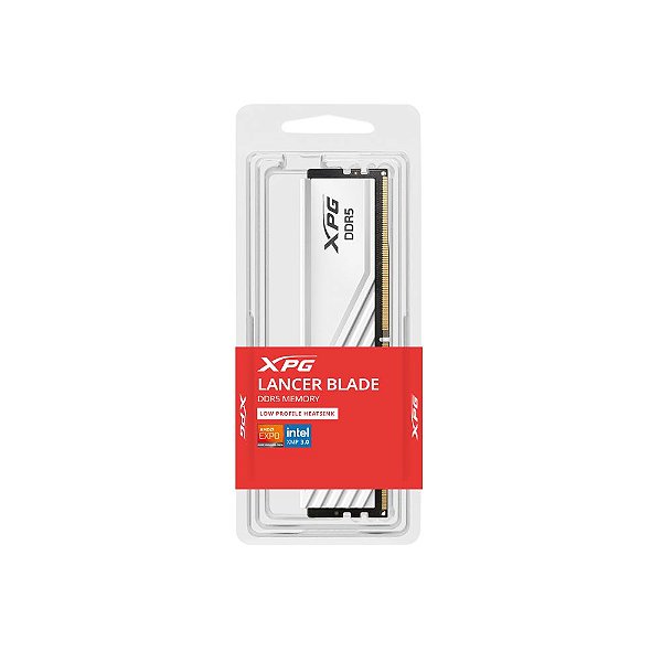 Memória XPG Lancer Blade 16GB DDR5 5600MHz Branca