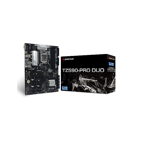 Placa-Mãe Biostar TZ590-PRO DUO LGA 1200 DDR4 ATX