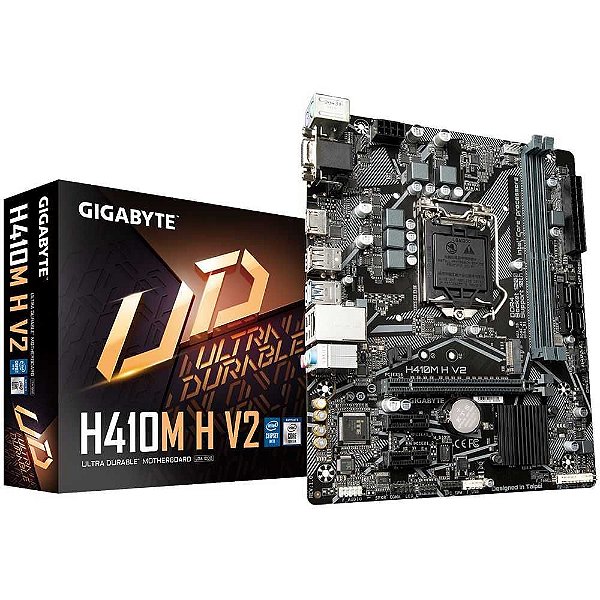 Placa-Mãe Gigabyte H410M H V2 LGA1200 DDR4 mATX