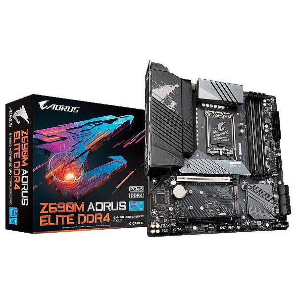 Placa-Mãe Gigabyte Z690M AORUS Elite LGA 1700 DDR4