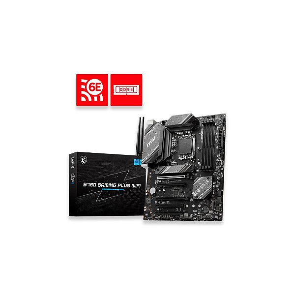 Placa-Mãe MSI B760 Gaming Plus Wi-Fi DDR5 LGA 1700