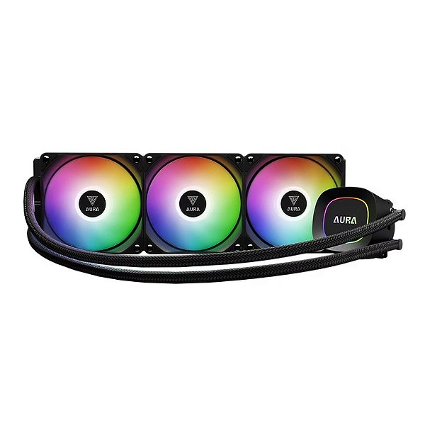 Water Cooler Gamdias Aura GL360 Lite ARGB 360mm Preto