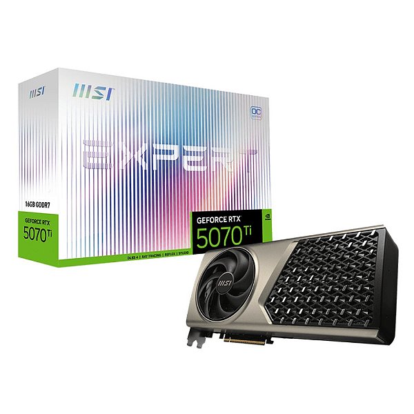 Placa de Vídeo MSI RTX5070 TI Expert OC 16GB GDDR7