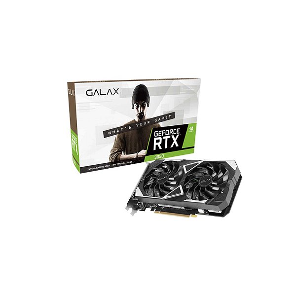 Placa de Vídeo Galax RTX 3050 6GB GDDR6 EX 2X - Dv/hdmi/dp - 35NRLDHP9OID