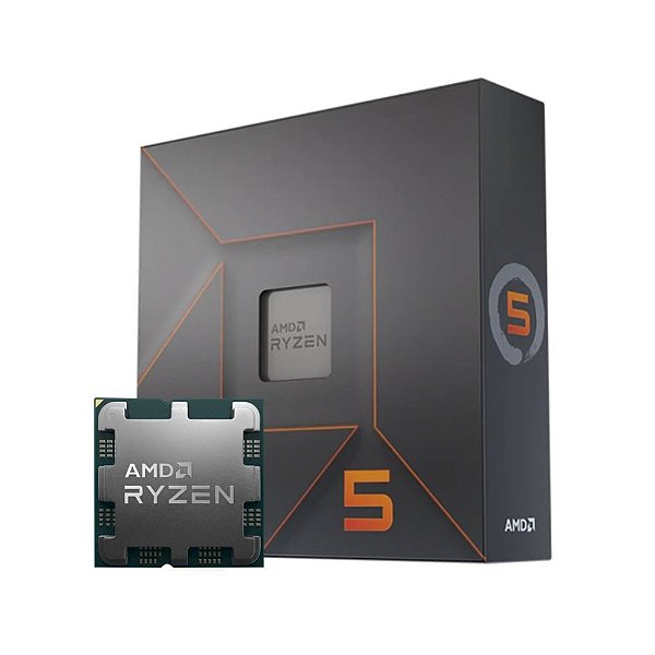 Processador AMD Ryzen 5 7600X, 6 Núcleos,12c  até 5.3GHz