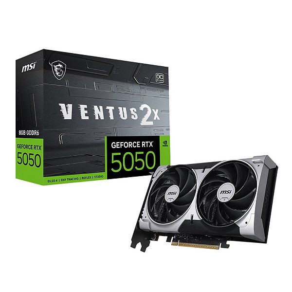 Placa de Vídeo MSI RTX 5050 8GB Ventus 2X OC GDDR6 912-V538-010