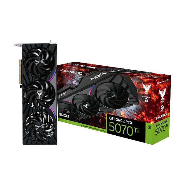 Placa de Vídeo RTX 5070 Ti Gainward Phoenix-S 16GB