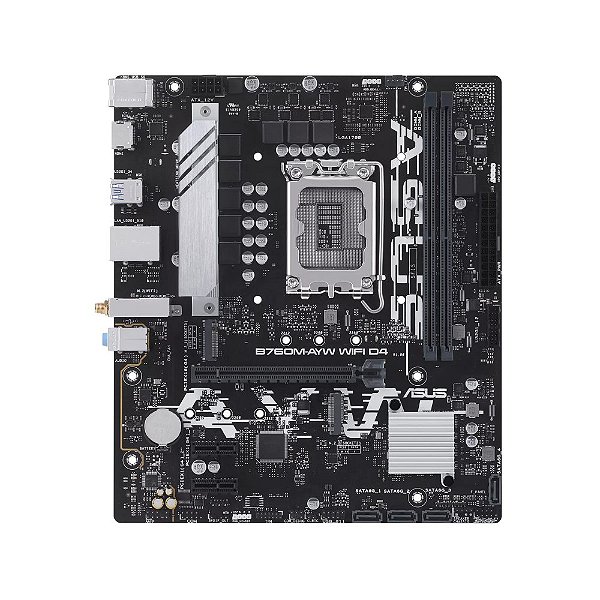 Placa Mãe ASUS B760M-AYW WIFI D4 LGA1700 mATX, DDR4