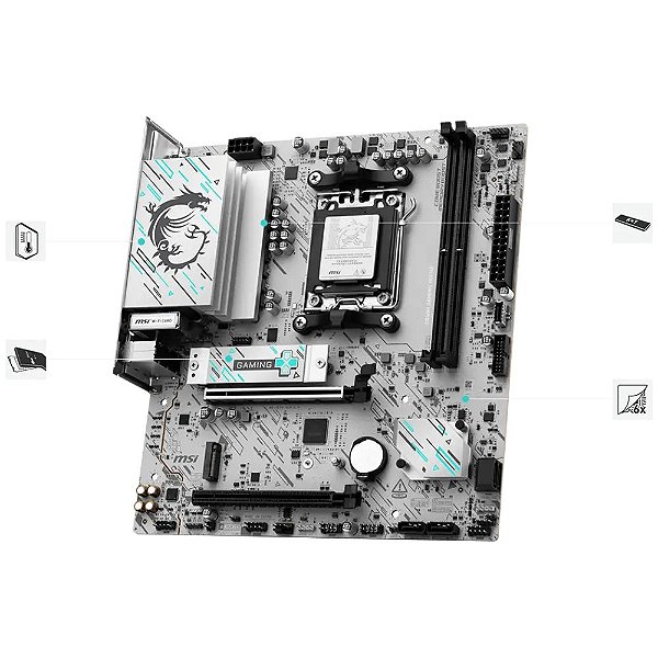 Placa Mãe MSI B840M Gaming WiFi 6E AM5 DDR5 mATX