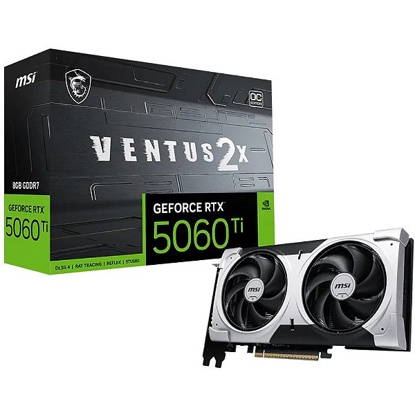 Placa de vídeo RTX 5060 Ti  MSI Ventus 8GB 2X OC Plus