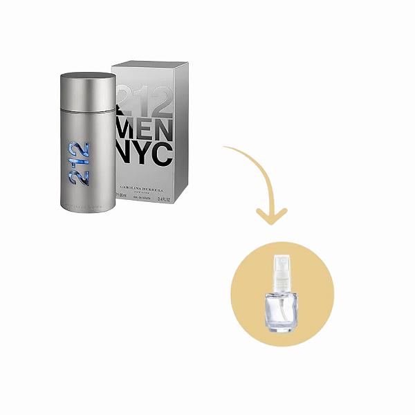 Fracionado 212 Men NYC Carolina Herrera Eau de Toilette - Perfume Masculino