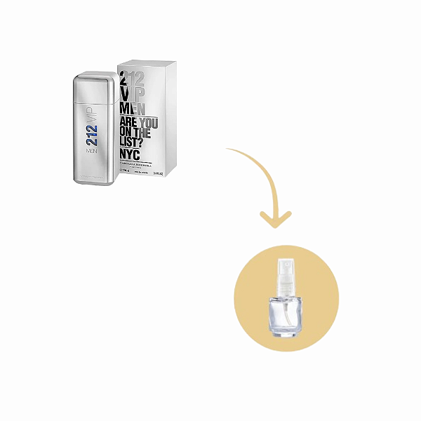 Fracionado 212 VIP Men Carolina Herrera Eau de Toilette - Perfume Masculino