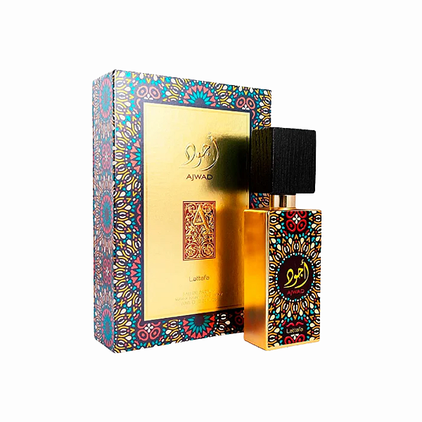 Ajwad Lattafa Perfume Árabe Compartilhável - Eau de Parfum (Ref. Olfativa Mancera)