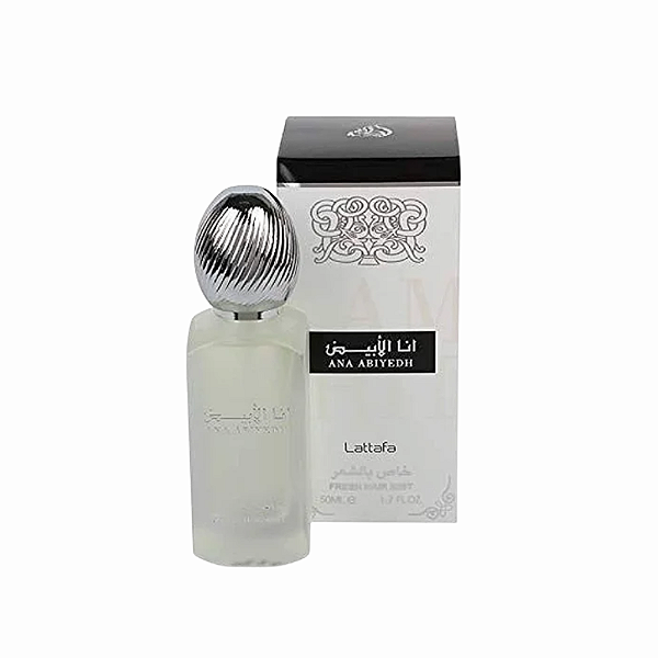 Ana Abiyedh Hair Mist Lattafa - Perfume de cabelo Feminino Árabe 50ml