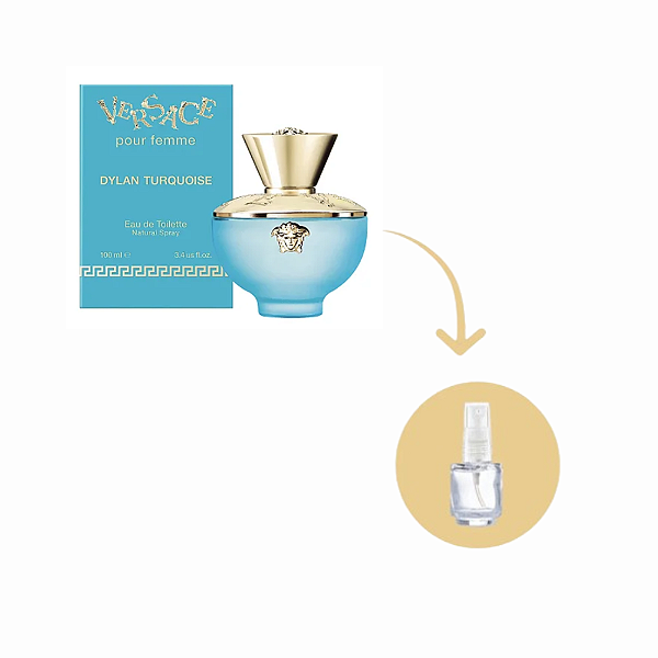 Fracionado Dylan Turquoise Versace Eau de Toilette - Perfume Feminino