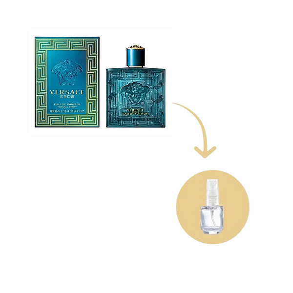 Fracionado Versace Eros Eau de Parfum - Perfume Masculino