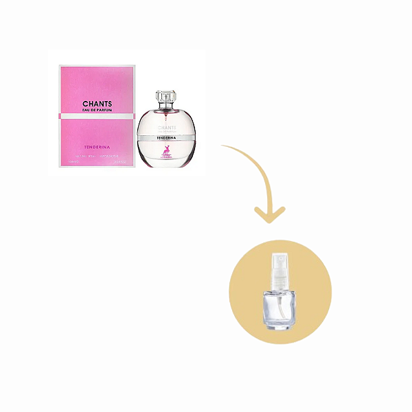 Fracionado Chants Tenderina Maison Alhambra - Perfume Feminino Árabe (Ref. Olfativa Chanel Tendre)