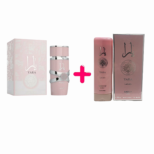 Combo Docinho - Yara Afrodisíaco perfume 80ml + hidratante 200ml