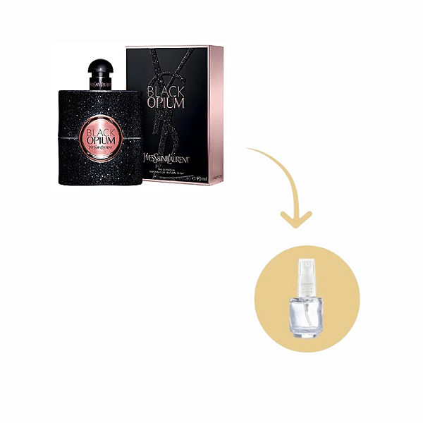 Fracionado Black Opium Yves Saint Laurent Eau de Parfum – Perfume Feminino