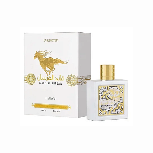 Qaed Al Fursan Lattafa - Perfume Feminino Árabe