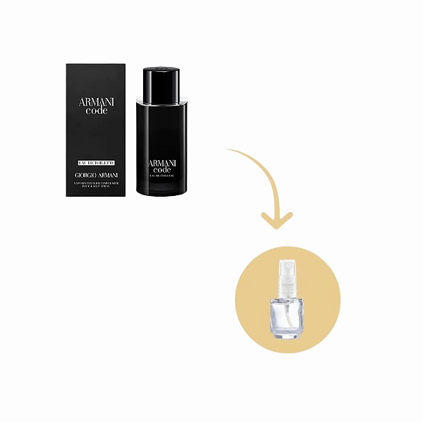 Fracionado Armani New Code Giorgio Armani Eau de Toilette Recarregável - Perfume Masculino