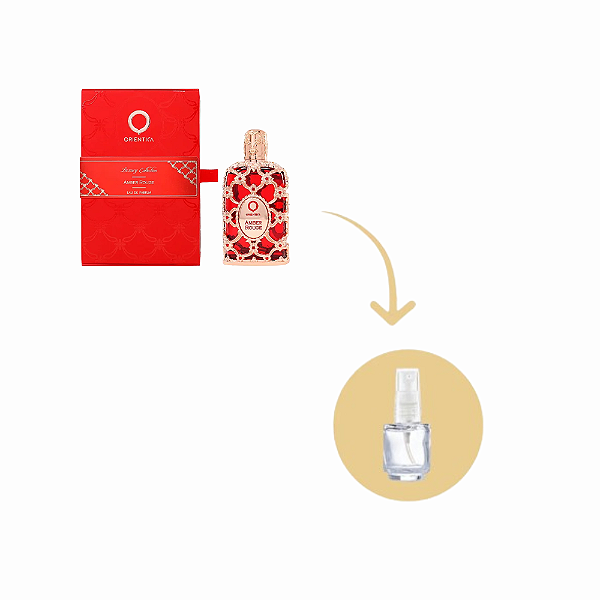Fracionado Amber Rouge Orientica Edp - Perfume Árabe Feminino (Ref. Olfativa Baccarat Rouge)