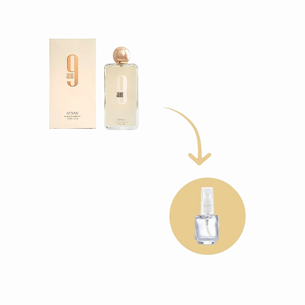 Fracionado Afnan 9 AM EDP - Perfume Árabe Unisex