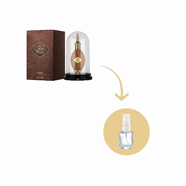 Fracionado Afaq Lattafa Eau De Parfum Árabe Unissex