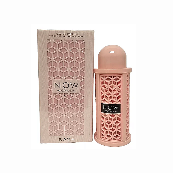 Rave Now Women Lattafa - Perfume Feminino Árabe 100ml (Ref. Olfativa Burberry Her)