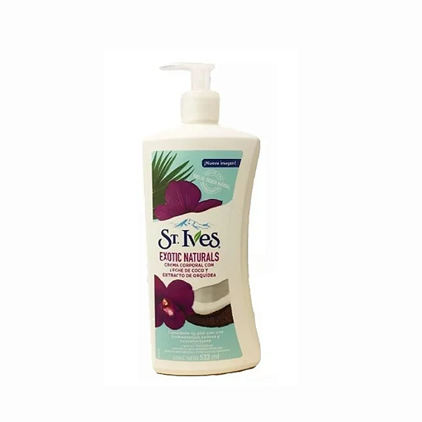 St. Ives Exotic Naturals Leite de Coco e Extrato de Orquídea - Hidratante Corporal 532ml