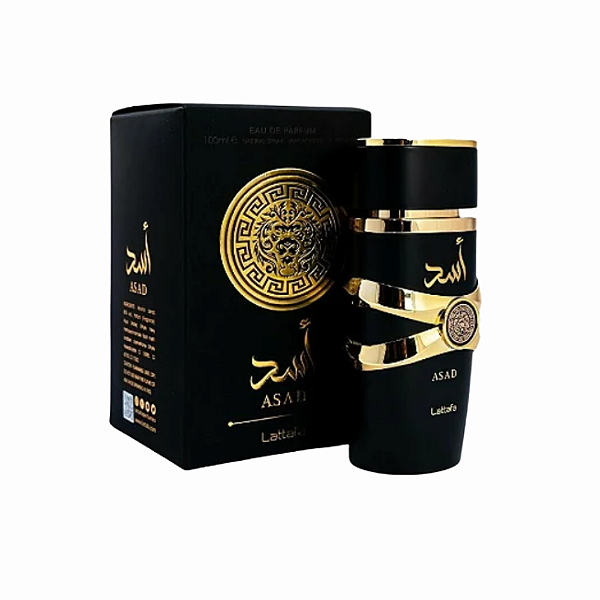Asad Lattafa Eau de Parfum - Perfume Masculino Árabe (Ref. Olfativa ao Sauvage Elixir)