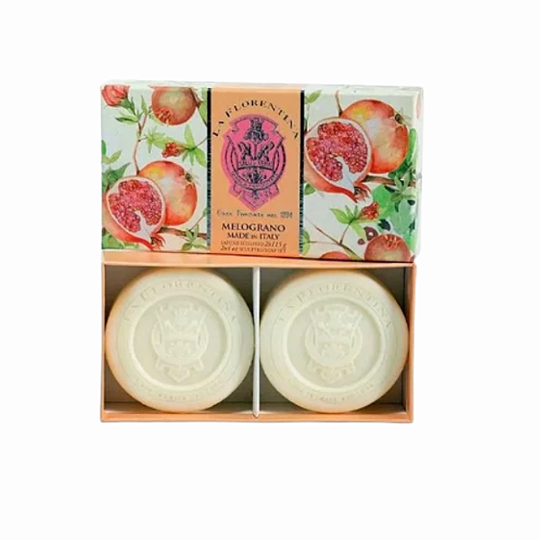La Florentina - Sabonete CX c/ 2 Pomegranate 115g