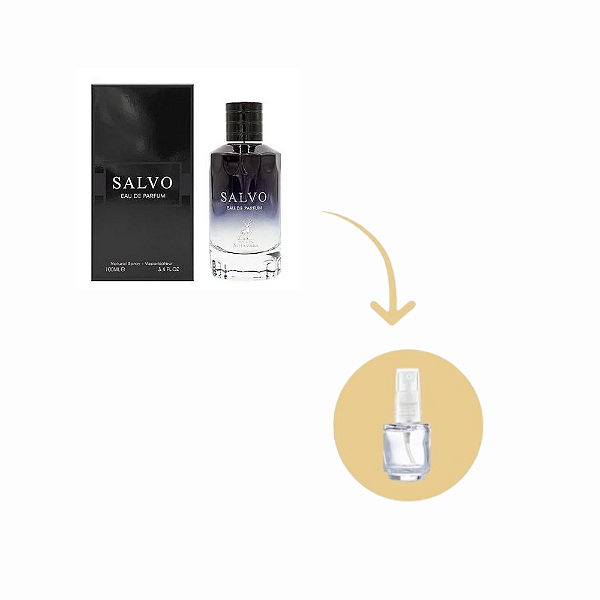 Fracionado Salvo Eau de Parfum Maison Alhambra - Perfume Masculino Árabe (Ref. Olfativa Sauvage)