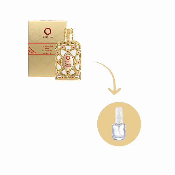 Fracionado Royal Amber Orientica Eau de Parfum Feminino Árabe (Ref. Olfativa Erba Pura Xerjoff)