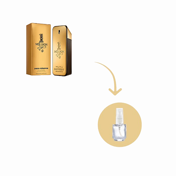 Fracionado 1 Million Paco Rabanne Eau de Toilette - Perfume Masculino